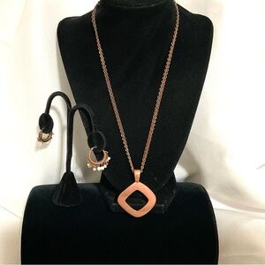 Copper Necklace and Earring Set